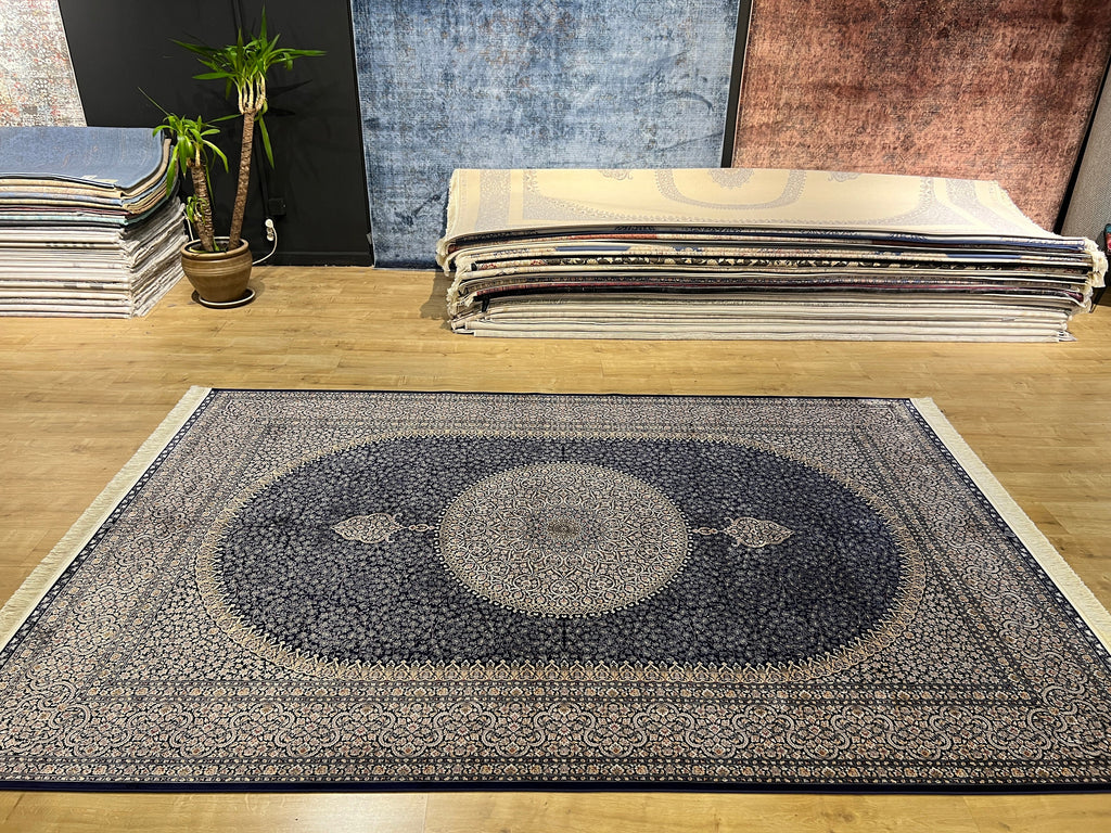 7x10 ft Modal Silk Rug, Medallion Pattern, Luxury Turkish Rug, Home Decor