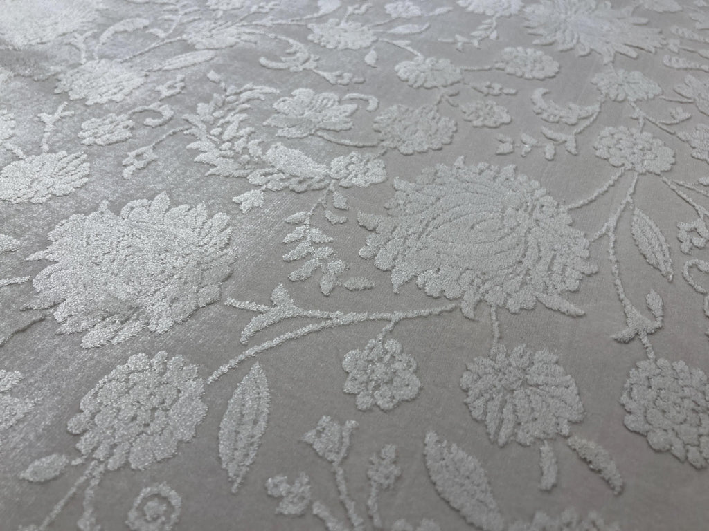 Ivory Rug, Floral Desigm Carpet, Turkish Home Decor