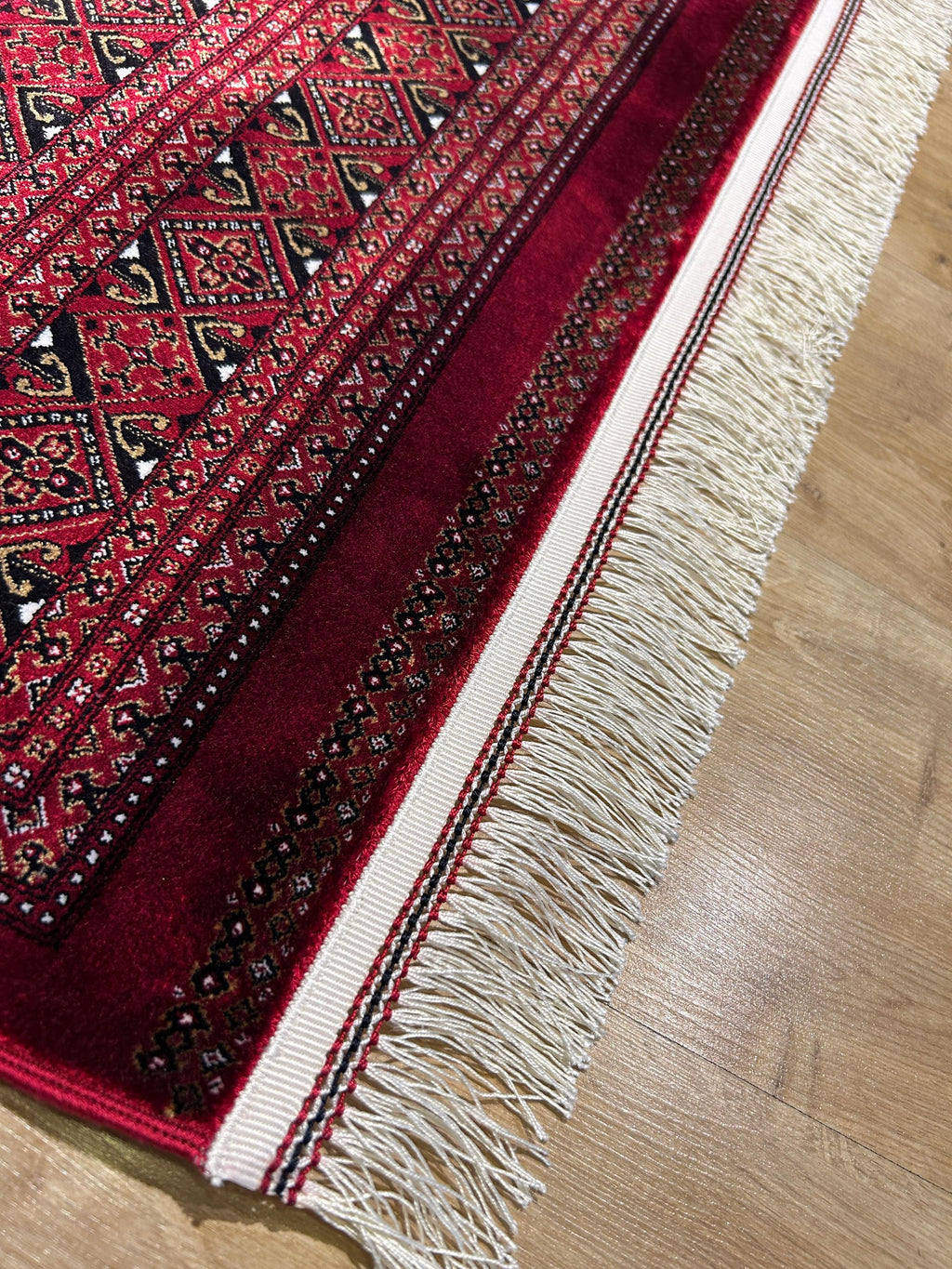 5x8 ft Red Silk Rug, Traditional Turkish Style Silk Carpet