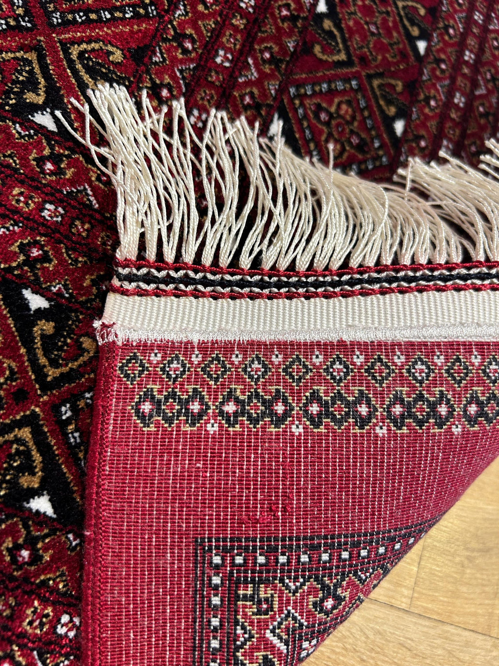 5x8 ft Red Silk Rug, Traditional Turkish Style Silk Carpet