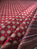 8x11 ft Red Silk Rug, Anatolian Traditional Turkish Style Carpet