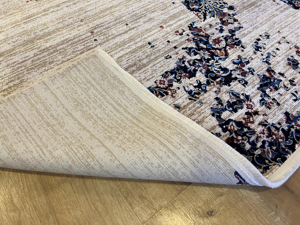 Distressed Modern Silk Rug 7x10 ft, Turkish Rug, Home Decor