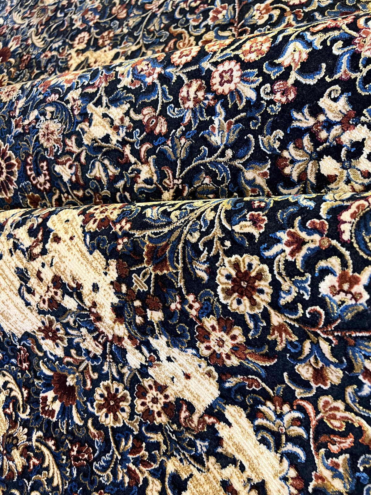 Distressed Modern Silk Rug 7x10 ft, Turkish Rug, Home Decor