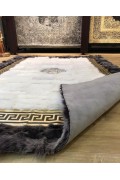 Şahinler Halı Kaymaz Taban Altın Bordür Krem Renk Toskana Halı / Kilim (2)